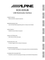 Alpine KCE-635UB Owner's manual