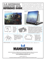 Manhattan 3-D Notebook Skin Installation guide