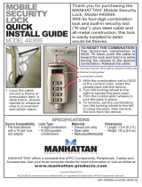 Manhattan 440899 Installation guide