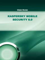 Kaspersky Lab Mobile Security 8.0, 1u Owner's manual