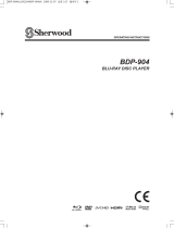 Sherwood BDP-904W User manual