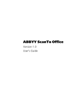 ABBYY ScanTo Office 1.0 User guide