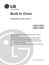 LG LB621100S Operating instructions