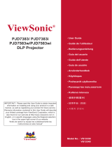 ViewSonic PJD7383 User manual