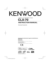 Kenwood Electronics CLX-70-B Owner's manual