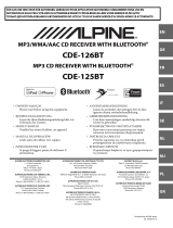 Alpine CDE-125BT Owner's manual