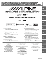 Alpine CDE-126BT Owner's manual