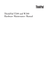 Lenovo ThinkPad T500 User manual