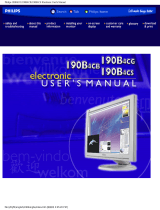 Philips 190B4CS User manual