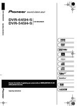 Pioneer DVR-545H-S User manual
