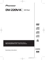 Pioneer DV-220-K Operating instructions