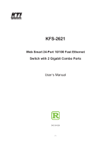 KTI Networks KFS-2621 User manual