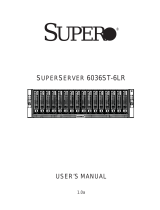 Supermicro Superserver 6036ST-6LR User manual