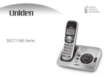 Uniden DECT1580-4 - DECT Cordless Phone User manual