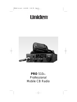 Uniden PRO 510XL User manual