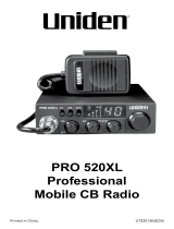 Uniden PRO520XL User manual