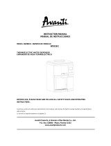 Avanti WD31EC User manual