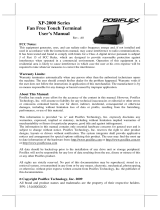 Posiflex XP-2012H User manual