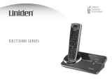 Uniden DECT3080 User manual