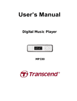 Transcend MP330 Owner's manual