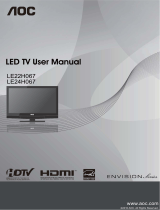 AOC LE24H067 User manual