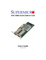 Supermicro AOC-UIBQ-M1 User manual