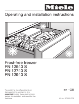 Miele FN 12540 S Installation guide
