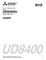 Mitsubishi UD8400U-W User manual