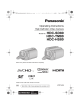 Panasonic HDC-SD80 Owner's manual