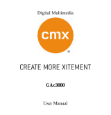 CMX GAC 3000 User manual