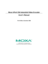 Moxa VPORT 254 User manual