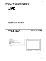 JVC TM-A170G User manual