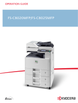 KYOCERA FS-C8025MFP + Fax + KYOLife 3 YR User manual