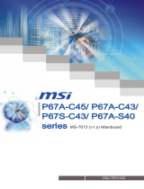 MSI P67A-C45 (B3) User manual