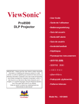 ViewSonic PRO8500 Owner's manual