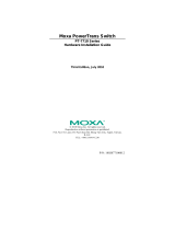 Moxa Technologies PT-7710-F-LV Installation guide