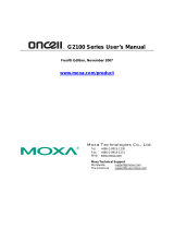 Moxa ONCELL G2110-T User manual
