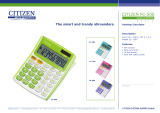 Citizen FC-500 User manual