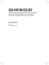 Gigabyte GA-H61M-D2-B3 Owner's manual