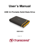 Transcend TS128GSSD18C3 Owner's manual