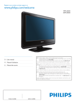 Philips 22PFL3505D User manual