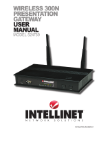 Intellinet Wireless 300N Presentation Gateway User manual