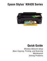 Epson NX420 User manual