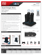 DreamGEAR Quad Charger for PS3 Move User guide