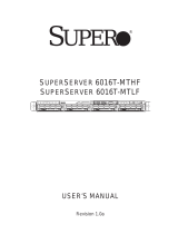 Supermicro 6016T-MTHF User manual