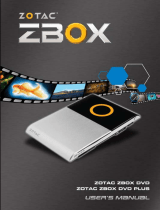 Zotac ZBOX DVD ID31 PLUS User manual
