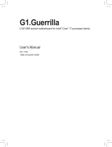 Gigabyte G1.GUERRILLA User manual