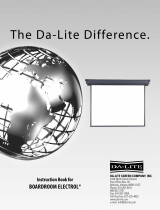 Da-Lite Boardroom ElEctrol Owner's manual