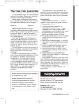 Morphy Richards 48730 Operating instructions