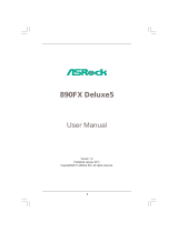 ASROCK 890FX Deluxe5 User manual